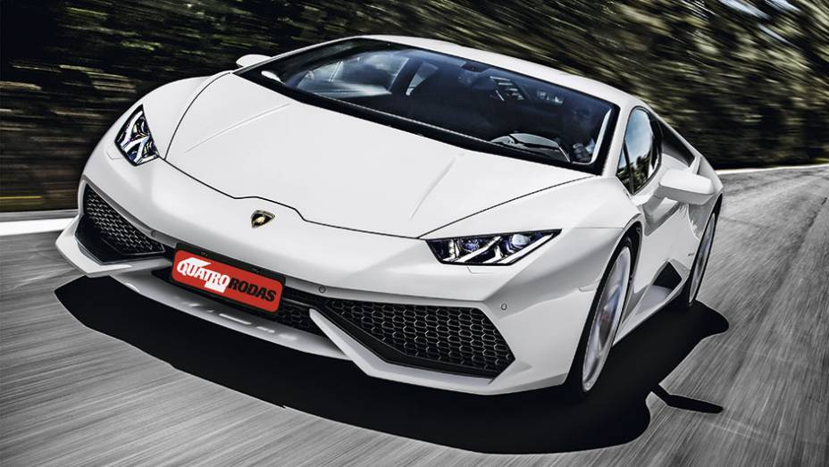 O sucessor do Gallardo ganhou faróis de leds | <a href="https://preprod.quatrorodas.abril.com.br/carros/impressoes/lamborghini-huracan-795058.shtml" rel="migration">Leia mais</a>