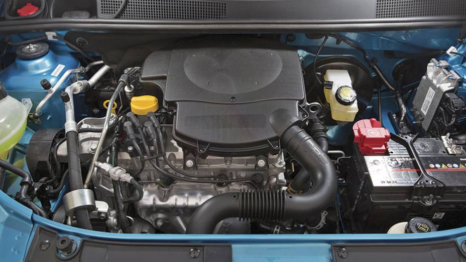 Renault usa motor 1.6 de 8 v&aacute;lvulas | <a href="https://preprod.quatrorodas.abril.com.br/carros/comparativos/renault-sandero-x-chevrolet-onix-x-hyundai-hb20-798448.shtml" rel="migration">Leia mais</a>