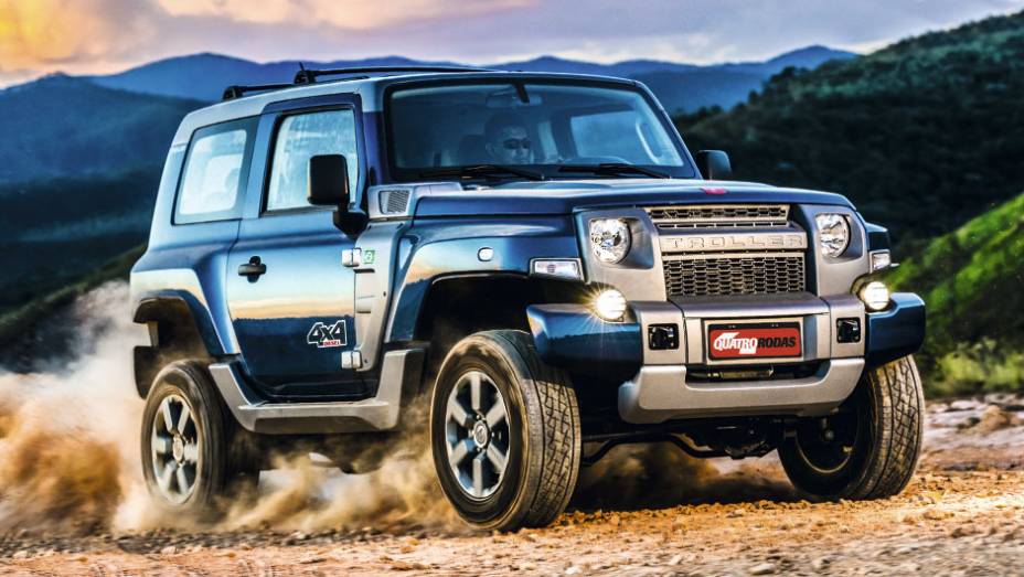 Novo T4 vem de f&aacute;brica com pneus de uso urbano | <a href="https://preprod.quatrorodas.abril.com.br/carros/testes/troller-t4-800224.shtml" rel="migration">Leia mais</a>