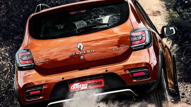 Para-choques, lanternas e rack no teto são exclusivos do Stepway | <a href="https://preprod.quatrorodas.abril.com.br/carros/testes/renault-sandero-stepway-819954.shtml" target="_blank" rel="migration">Leia mais</a> Para-choques, lanternas e rack no teto são exclusivos do Stepway | <a href="https://preprod.quatrorodas.abril.com.br/carros/testes/renault-sandero-stepway-819954.shtml" target="_blank" rel="migration">Leia mais</a>