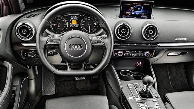 No painel, visor central informa consumo e autonomia | <a href="https://preprod.quatrorodas.abril.com.br/carros/testes/audi-a3-sportback-e-tron-827200.shtml" target="_blank" rel="migration">Leia mais</a> No painel, visor central informa consumo e autonomia | <a href="https://preprod.quatrorodas.abril.com.br/carros/testes/audi-a3-sportback-e-tron-827200.shtml" target="_blank" rel="migration">Leia mais</a>