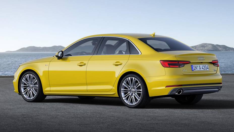 Os motores s&atilde;o de quatro e seis cilindros, gasolina ou diesel, com quatro blocos diferentes | <a href="https://preprod.quatrorodas.abril.com.br/noticias/fabricantes/audi-revela-novo-a4-882500.shtml" rel="migration">Leia mais</a>