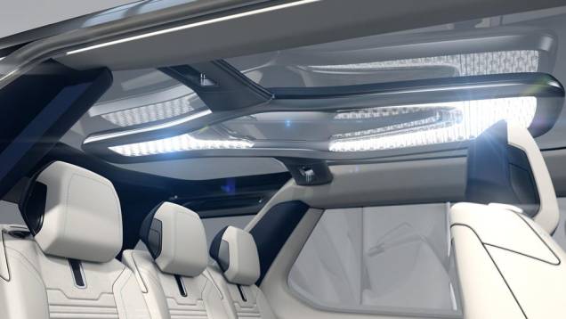 Sistema de iluminação, aliado ao teto transparente, garantem grande conforto aos passageiros | <a href="https://preprod.quatrorodas.abril.com.br/noticias/fabricantes/land-rover-lanca-conceito-discovery-vision-779837.shtml" rel="migration">Leia mais</a> Sistema de iluminação, aliado ao teto transparente, garantem grande conforto aos passageiros | <a href="https://preprod.quatrorodas.abril.com.br/noticias/fabricantes/land-rover-lanca-conceito-discovery-vision-779837.shtml" rel="migration">Leia mais</a>