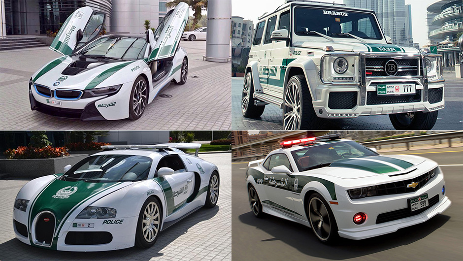 Carros da Polícia de Dubai