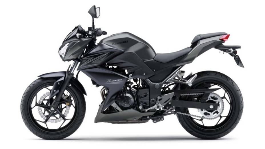 Kawasaki Z300 | <a href="https://preprod.quatrorodas.abril.com.br/moto/noticias/confira-novidades-salao-milao-2014-812658.shtml" rel="migration">Leia mais</a>