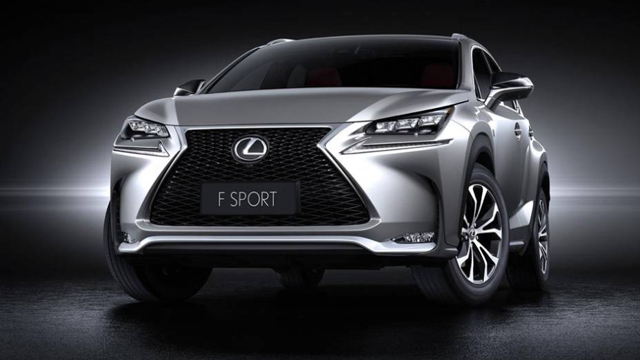 Detalhe da grade frontal do F SPORT | <a href="https://preprod.quatrorodas.abril.com.br/noticias/saloes/pequim-2014/lexus-revela-crossover-nx-2015-pequim-780341.shtml" rel="migration">Leia mais</a>