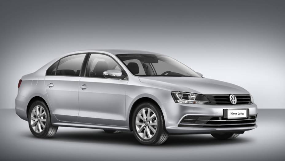 Novidade da linha 2015, a versão Trendline sai por R$ 75 mil - <a href="https://preprod.quatrorodas.abril.com.br/noticias/fabricantes/vw-lanca-novos-jetta-touareg-840644.shtml" rel="migration">Leia mais</a>