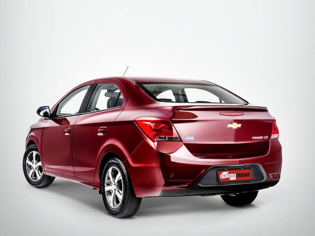 Chevrolet Prisma Lanternas traseiras foram redesenhadas na última reestilização