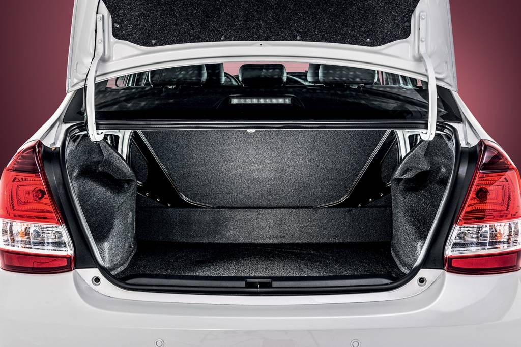 Toyota Etios Porta-malas do Etios leva até 562 litros