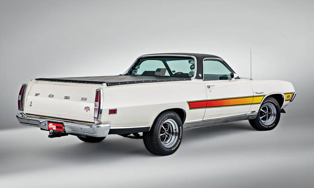 Ford Ranchero A quinta geração, como este exemplar, estreou em 1970