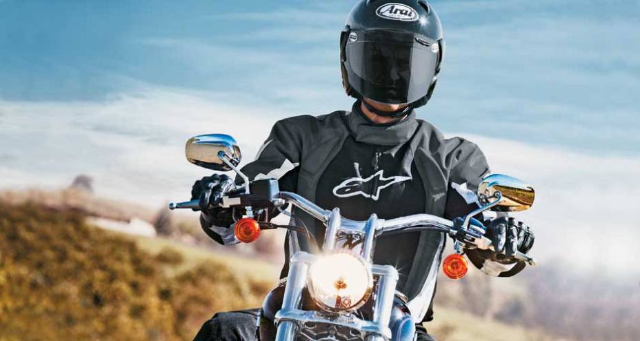 Farol min&uacute;sculo, redondo, cara de moto artesanal e garantia total