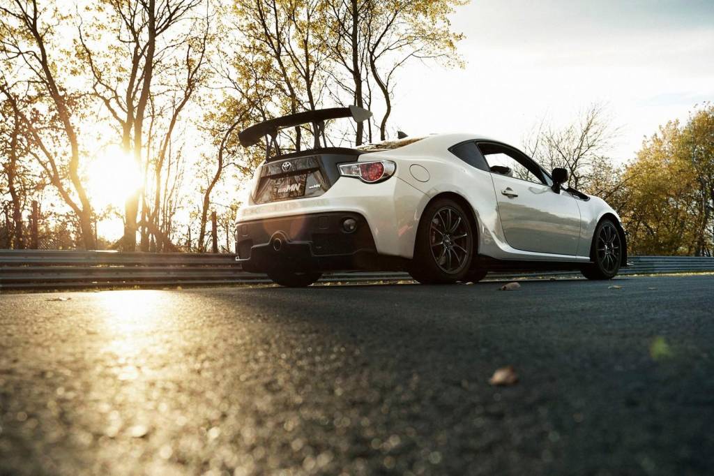 Toyota GT86 GRMN Para-choque traseira e aerofólio compõem o visual