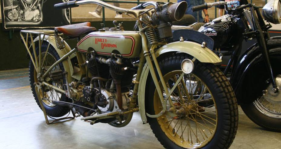 Harley-Davidson original 1920 com lubrifica&ccedil;&atilde;o manual e sem reaproveitamento do &oacute;leo | <a href="https://preprod.quatrorodas.abril.com.br/moto/noticias/two-wheels-brazil-reune-fabricantes-nacionais-americanos-motos-vintage-644346.shtml" rel="migration">Leia mais</a>