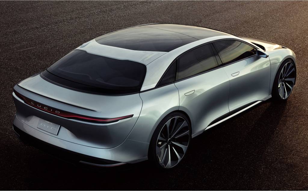 Lucid Air Lucid Air em posição 3x4 de traseira