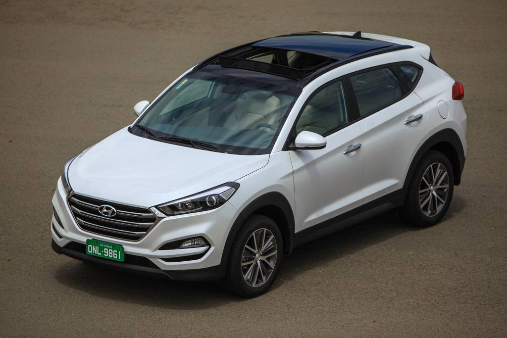 New Tucson New Tucson em posição 3x4 de frente de cima