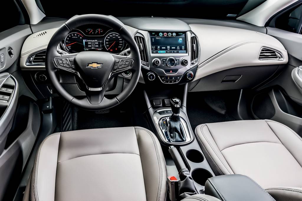 Chevrolet Cruze Sport6 Cabine é exatamente igual á do Cruze sedã