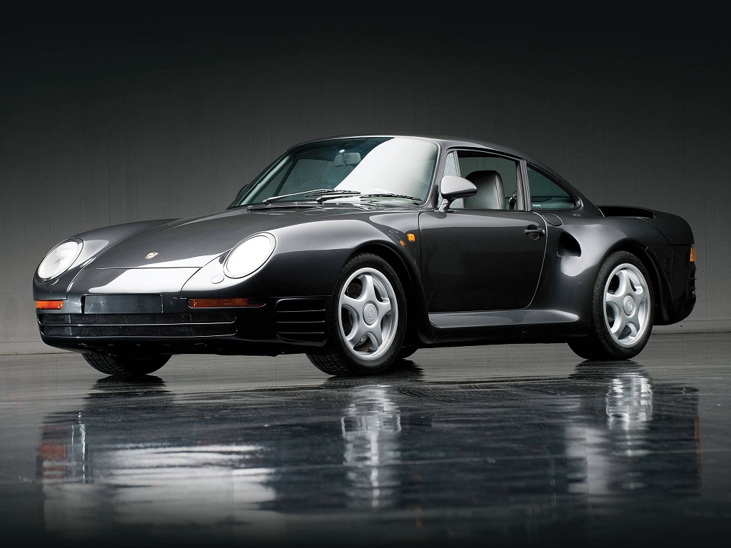 Porsche 959 Porsche 959 na posição 3x4 de frente