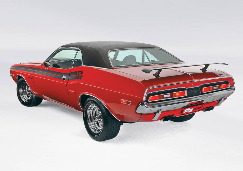 Dodge Challenger O aerofólio era um dos vários acessórios originais