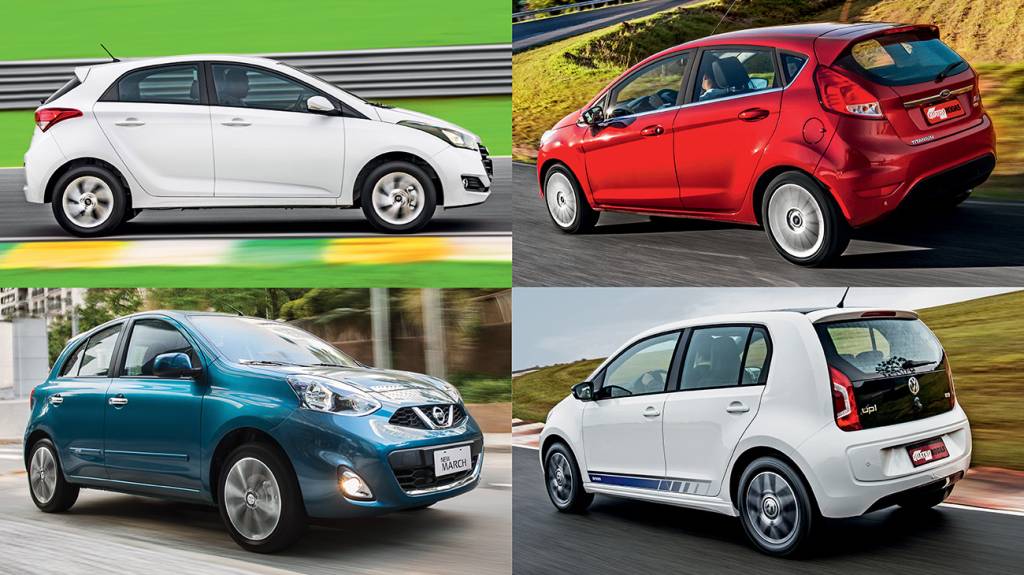 Ranking de testes: retomadas de hatches e sedãs compactos Ranking de testes: retomadas de hatches e sedãs compactos