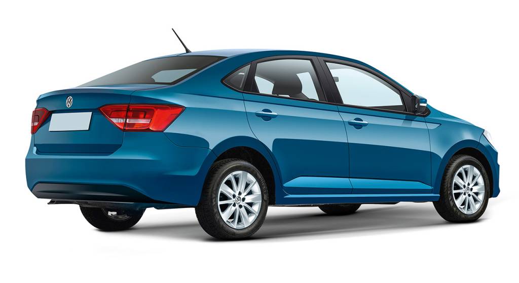 VW Voyage Linha de teto suave incorpora o porta-malas ao conjunto da carroceria