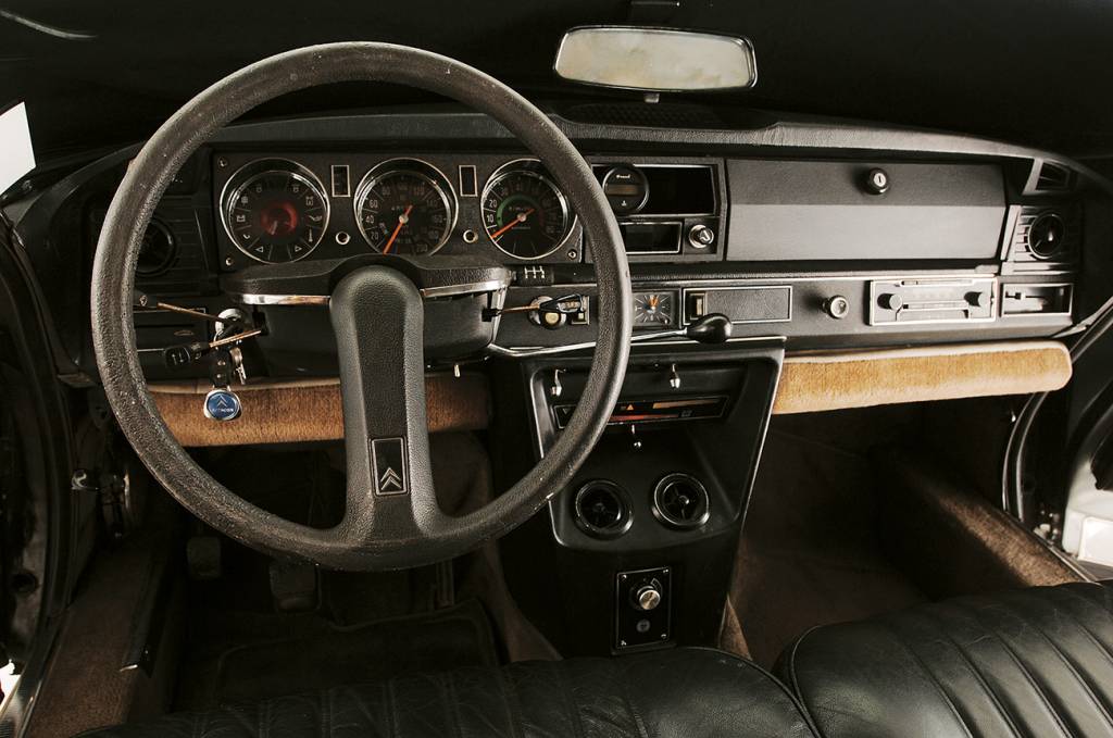 Citroën DS Até o volante com um único raio era novidade para a época