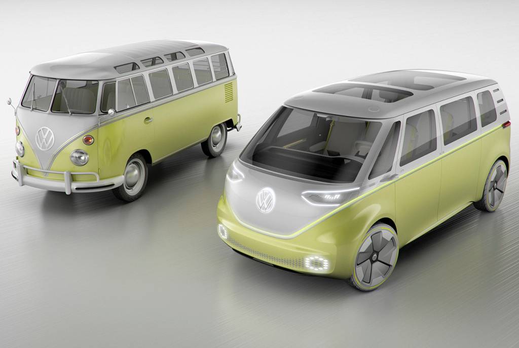 A Kombi original e a I.D. Buzz A Kombi original e a I.D. Buzz