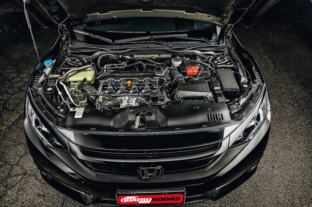 Honda Civic Sport Com 155 cv e 19,3 mkgf, motor 2.0 não condiz com o nome Sport