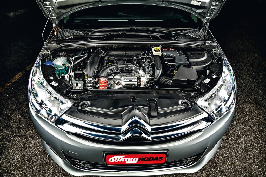 Citroen C4 Lounge Origine Motor 1.6 turbo gera 173 cv e 24,5 mkgf com etanol