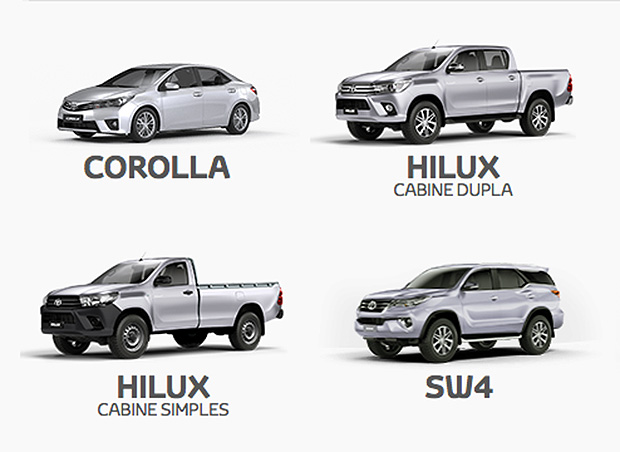 Toyota Corolla, Hilyx e SW4 Toyota Corolla, Hilyx e SW4