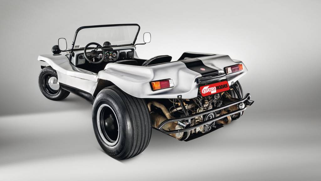 Buggy Glaspac Baixo centro de gravidade e pneus grandes o deixavam tão estável que alguns nem usavam a barra anti-capotamento que vinha com o kit