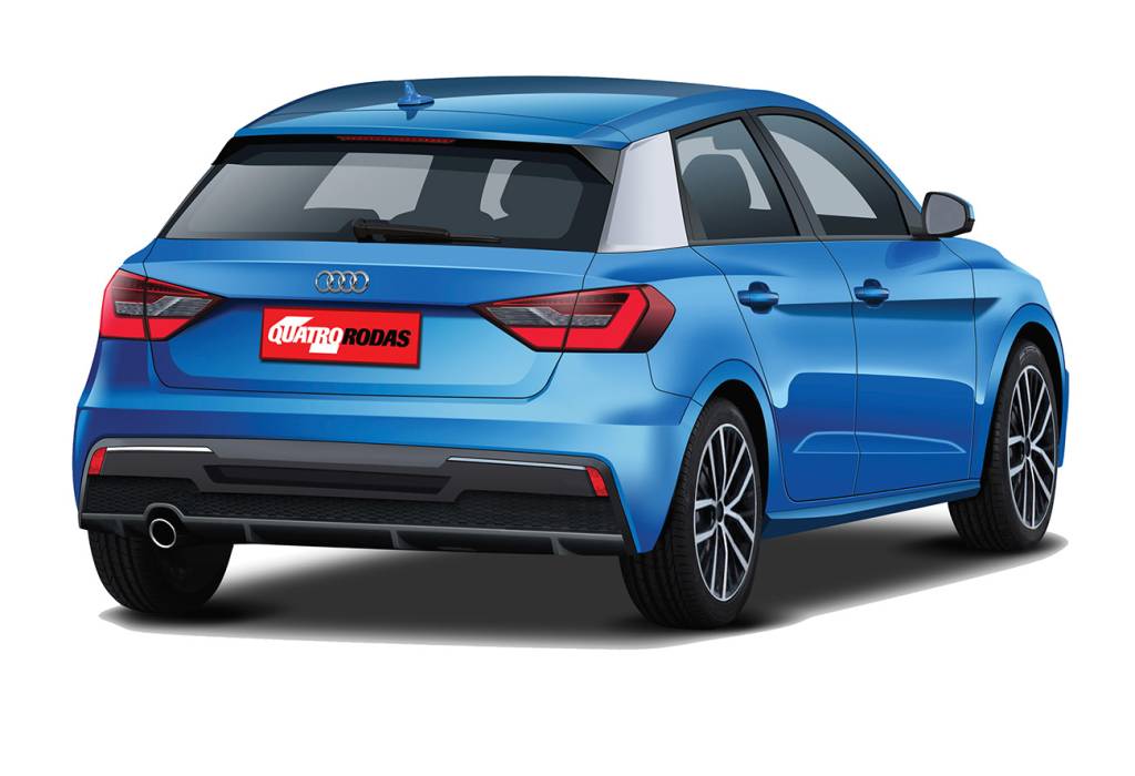Audi A1 nacional Lanternas seguem a identidade da marca