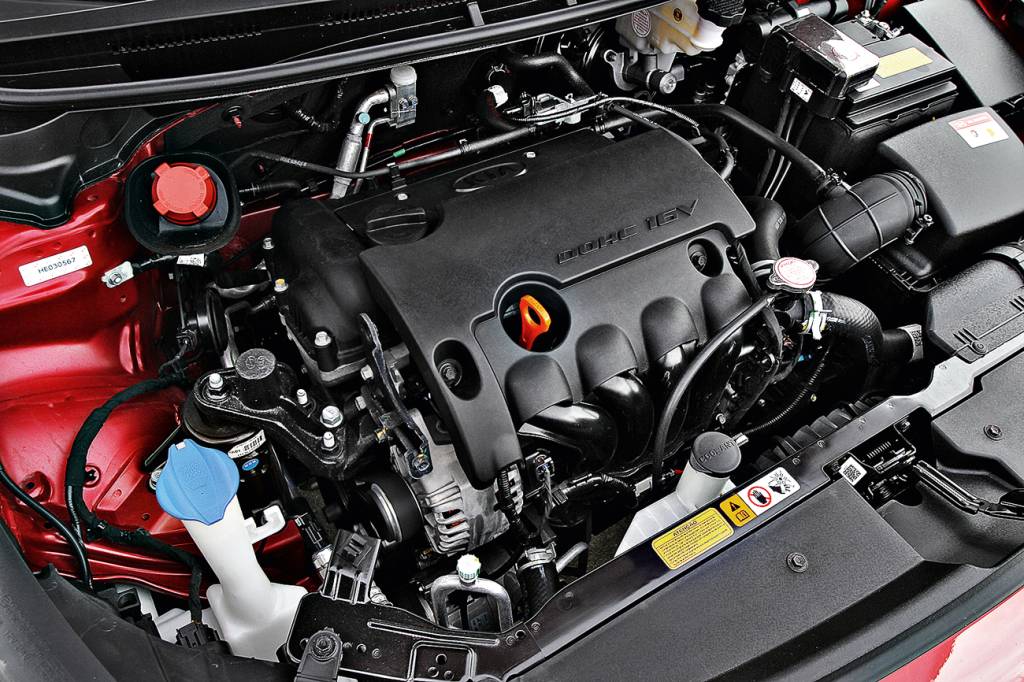 Kia Cerato Motor 1.6 de até 128 cv é o ponto crítico do Cerato. Apesar de econômico, fica fora dos padrões da concorrência, com motores maiores ou turbinados
