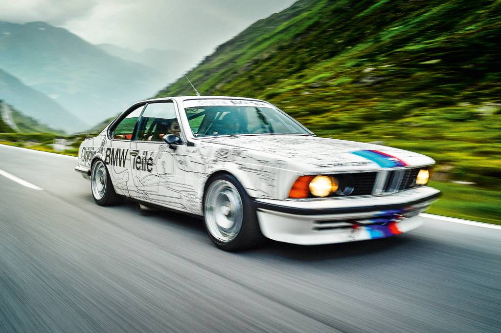 O BMW 635 CSi - Nelsinho Piquet O BMW 635 CSi foi bicampeão no Campeonato Europeu de Turismo