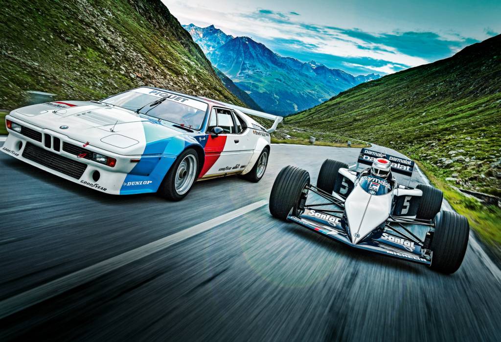 Reportagem Piquet O BMW M1 na cola do Brabham campão da F-1