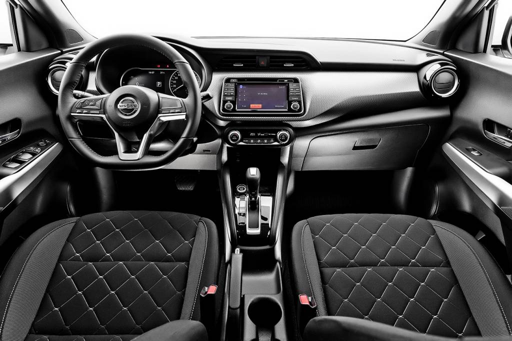 Nissan Kicks SV Limited Sem couro, mas com acabamento de qualidade
