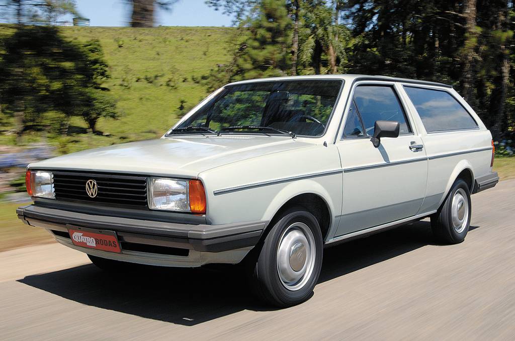 VW Parati LS 1986 Linhas retas e mecânica originada do Passat