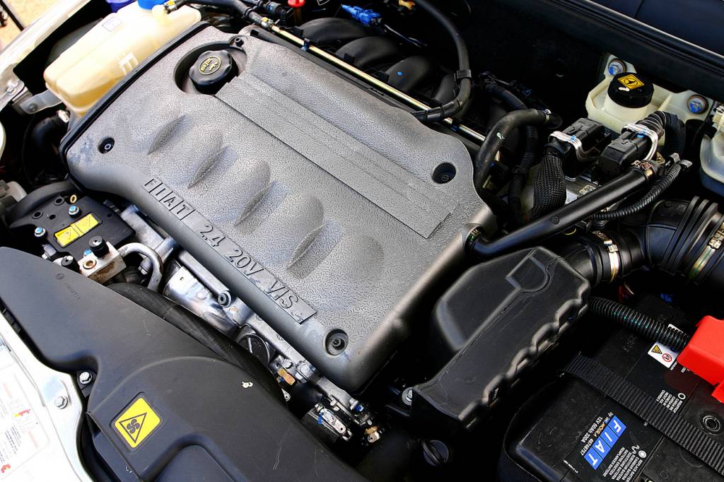 Motor fo Fiat Marea tinha cinco cilindros em linha