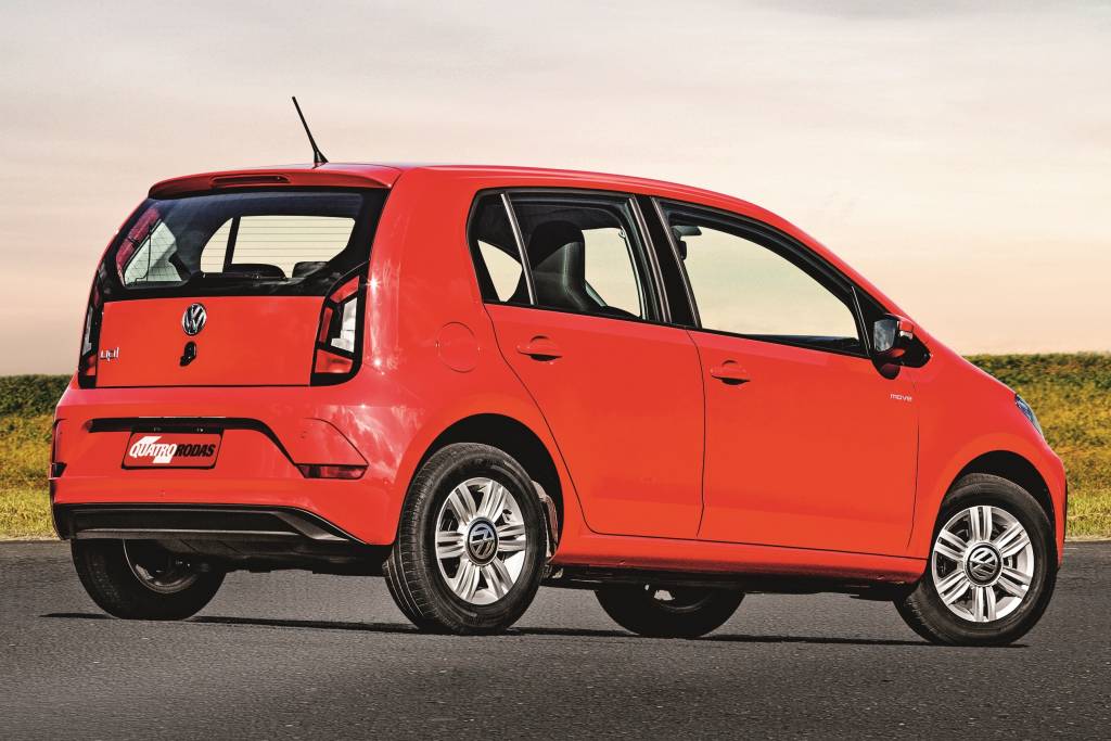 Nos testes, o Volkswagen Up! foi melhor que o Mobi nas acelerações e nas frenagens