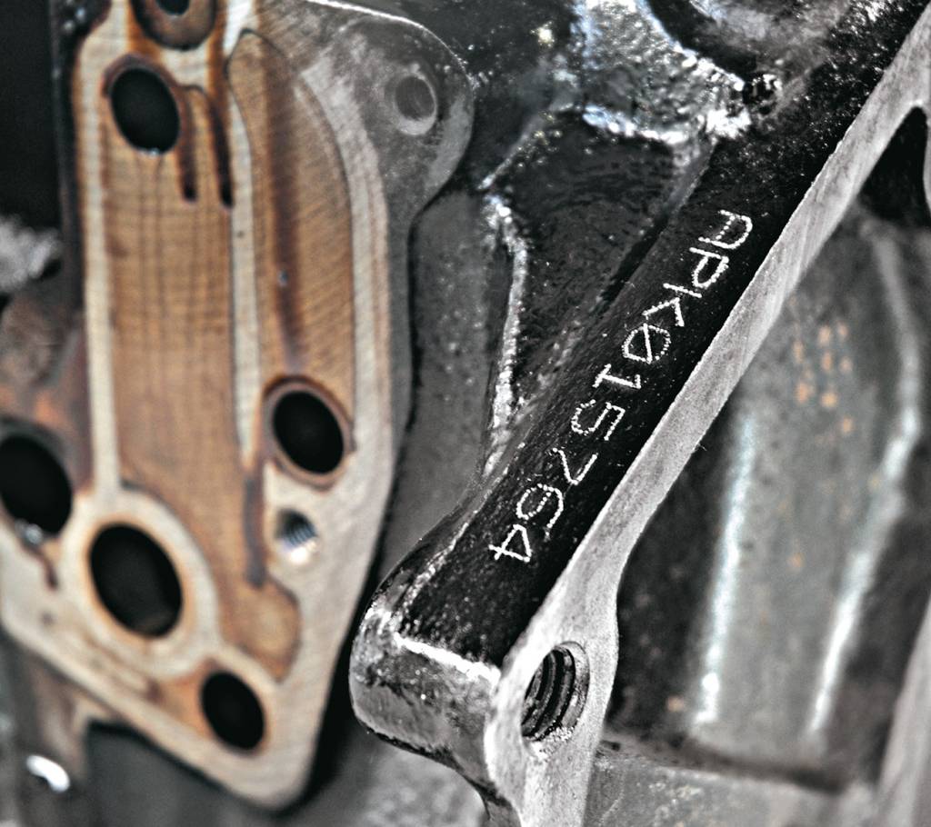 Numeração do motor