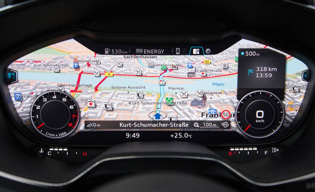 Audi TT – virtual cockpit
