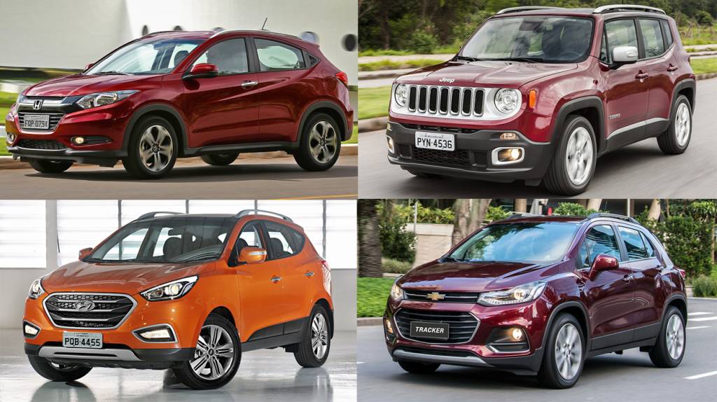 Honda HR-V, Jeep Renegade, Chevrolet Tracker, Hyundai ix35