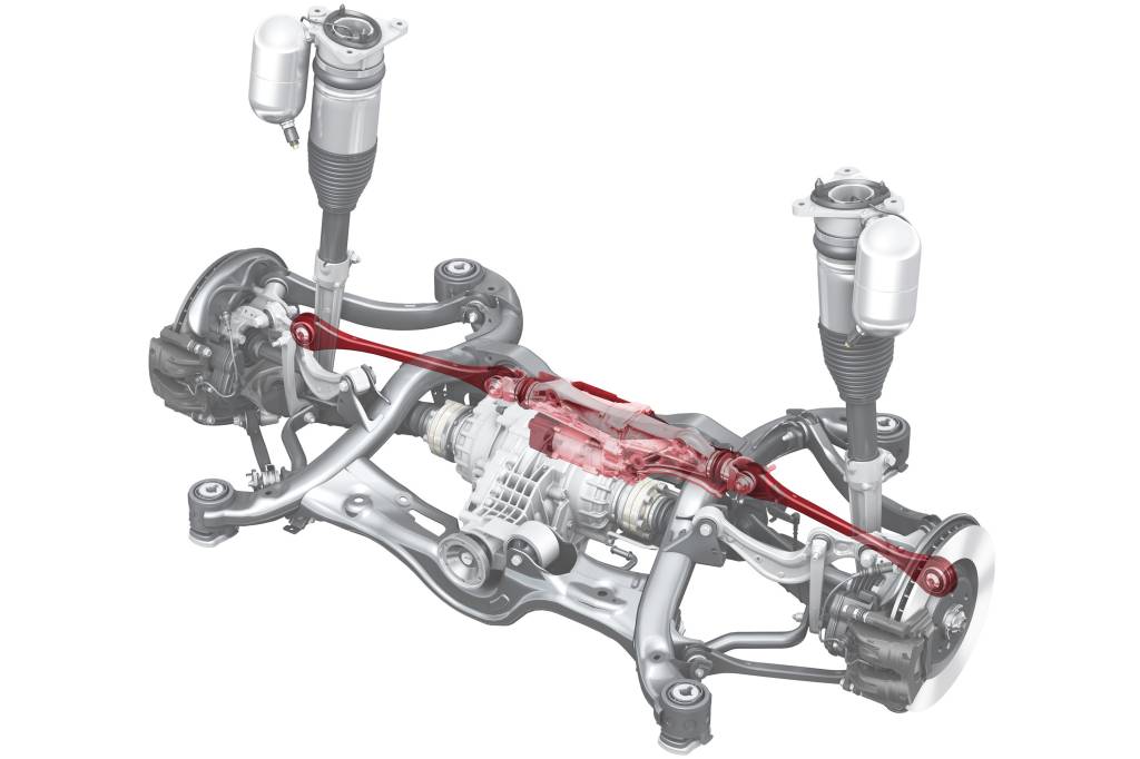 Active suspension – electro mechanical rear axle steering