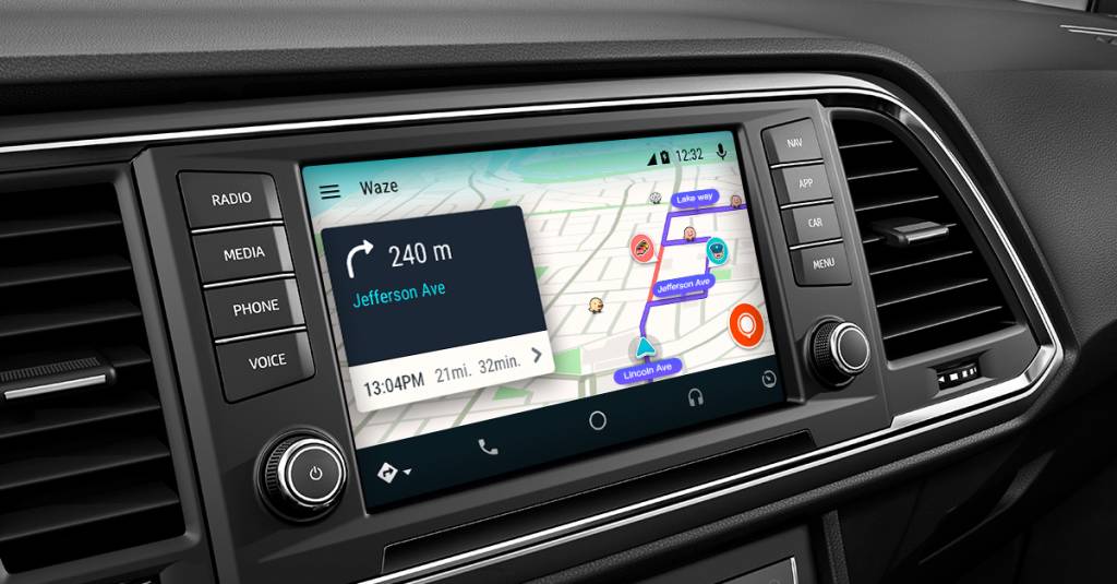 waze android auto