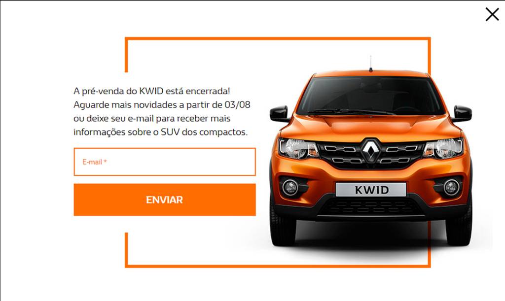 Fim da pré-venda Renault