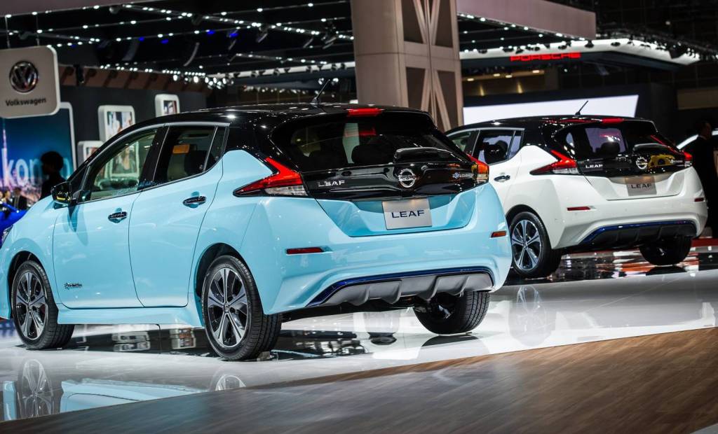 A segunda geração do elétrico Leaf é apresentada no Salão de Tóquio