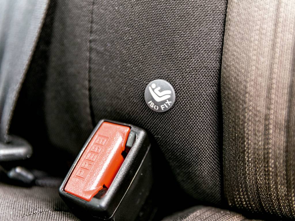 O modelo também ganhou entradas isofix