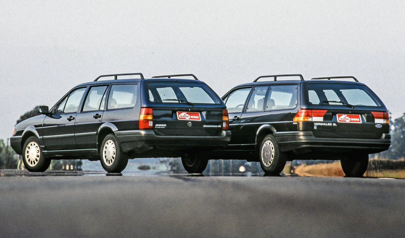 Teste comparativo entre o Royale 2.0 GL e o Quantum GL 2000.