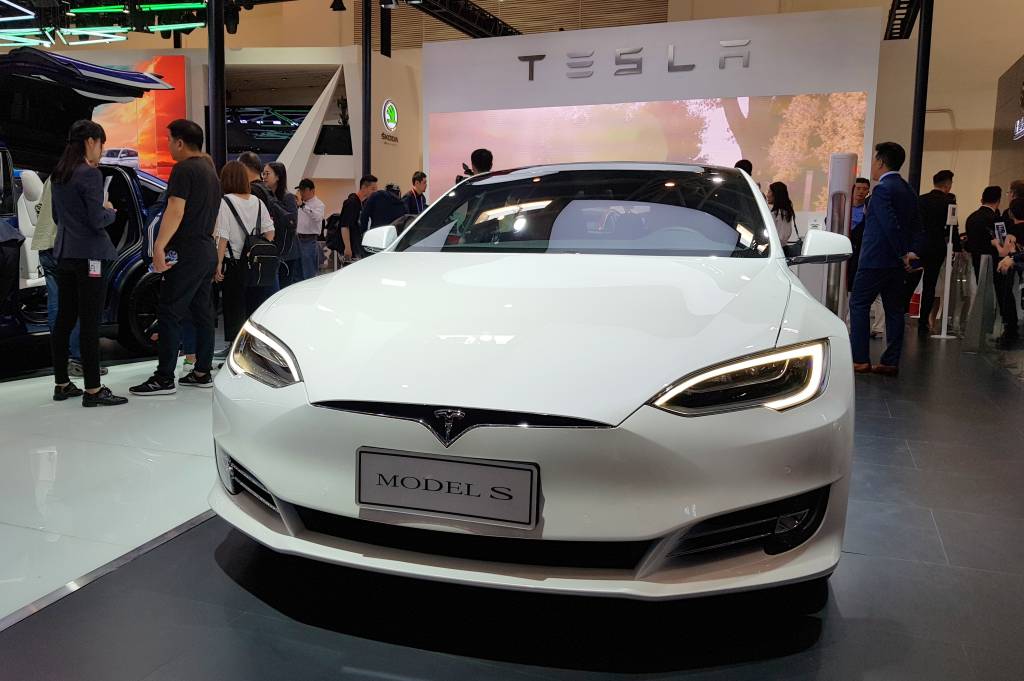 Stand Tesla Pequim 2018 Stand Tesla