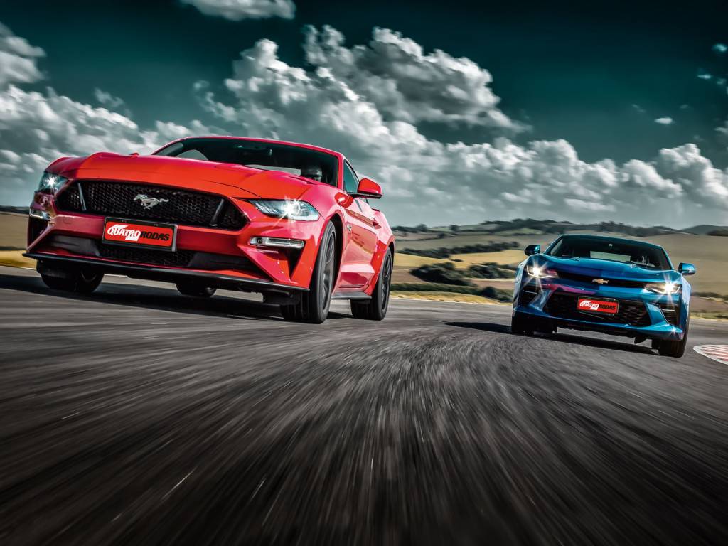 Comparativo: Ford Mustang x Chevrolet Camaro