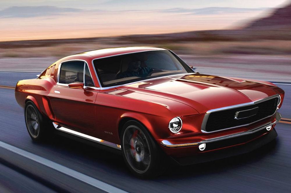 Primeiro Ford Mustang ganha réplica elétrica com 840 cv na Rússia